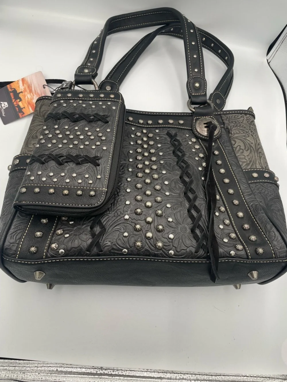 New Montana West American Bling Conceal Carry Purse And Wallet - Picture 6 of 10